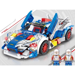 318 ชิ้น MOC Technic Speed EVO Racing Sports Car Figure โมเดลของเล่นตัวต่ออิฐบล็อกของขวัญเด็กชุดใหม่