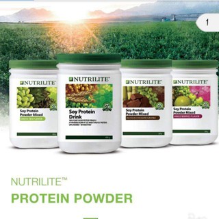 Nutrilite Amway นิวทริไลท์ โปรตีนแอมเวย์ ชาเขียว มิกซ์เบอร์รี่ ช็อคโกแล็ต มีช้อน