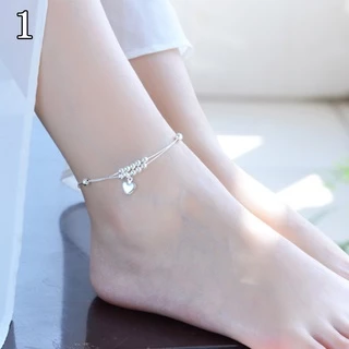 สร้อยข้อเท้าแหวนสร้อยข้อเท้าเงินสเตอร์ลิง S925