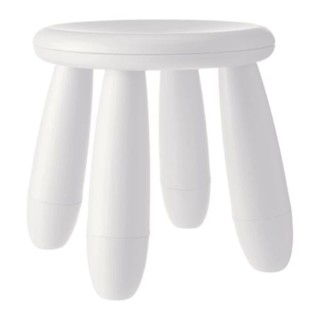 MAMMUT เก้าอี้เด็ก Childrens stool 35*30 cm (ขาว)