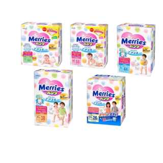 โปรโมชั่น :  1 ห่อ  MERRIES JAPAN เมอร์รี่ส์ กางเกงผ้าอ้อมเด็ก 1 แพ็ค