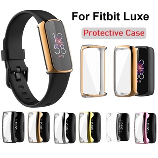 For Fitbit Luxe Case Soft Full Covered Fitbit Luxe Screen Protector TPU Plated Cover For Fitbit Luxe Accessory