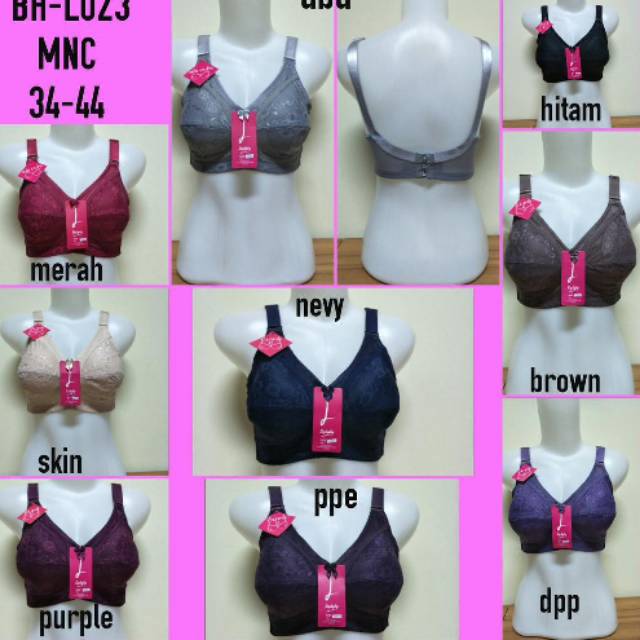 LIDILY BRA L023 ถ้วยใหญ่พร้อมโฟม