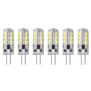 หลอด LED G4 220V 1.5W สีฟ้า