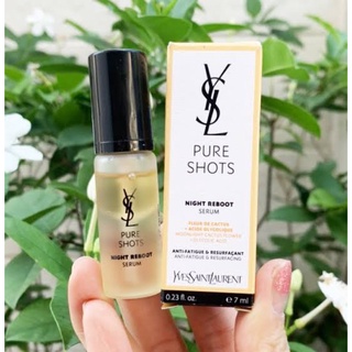 YSL pore shots night serum 7ml ของแท้100%