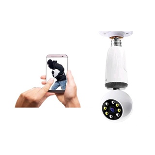 กล้องวงจรปิด 3MP Full Color ip camera Wifi Wirless ติดตั้งง่าย รักษาความปลอดภัย อินฟราเรด มองเห็นภาพชัดในที่มืด