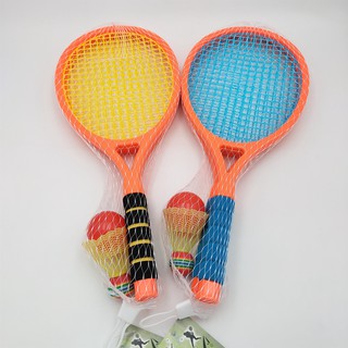 ไม้เทนนิสของเล่นไม้เทนนิสของเล่นขนาดเล็กสำหรับเด็ก 1คู่