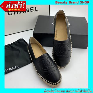 🔥 ราคาส่ง งานตรงปก เป๊ะมาก🔥  รองเท้า Chanel Espadrilles Size 36 - 40 Full Set Option