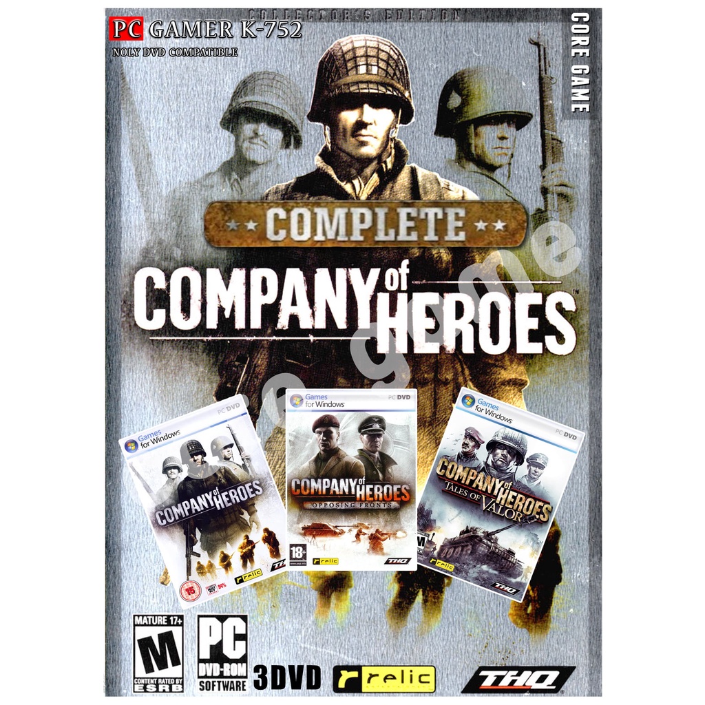Company of Heroes Complete Edition (All DLC) แผ่นเกมส์ แฟลชไดร์ฟ เกมส์คอมพิวเตอร์  PC โน๊ตบุ๊ค