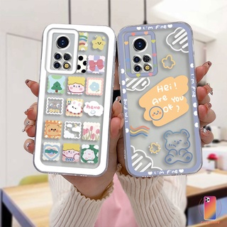 เคสใสน่ารัก Infinix Hot 10 11 Play 10 10t 10s NFC 10i 9 Pro 10 Lite 11 Plus Hot 9 Play 11 11S NFC Infinix Smart 6 5 4 4C 5 Pro Tencno Spark 5 PRO เคสโทรศัพท์มือถือแบบนิ่ม