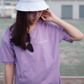 เสื้อ oversize ลาย LILAC PURPLE