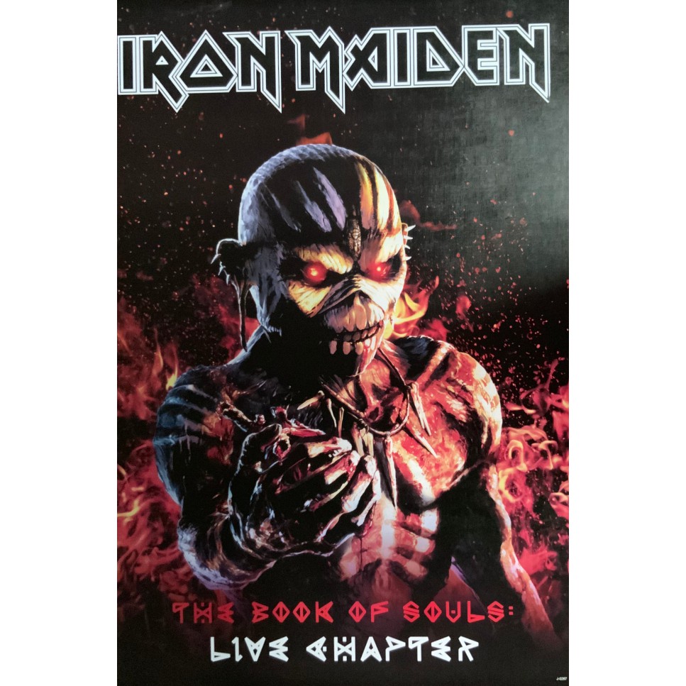 โปสเตอร์ วง ดนตรี Iron Maiden ไอเอิร์นเมเดน รูป ภาพ ติดผนัง สวยๆ poster 34.5 x 23.5 นิ้ว (88 x 60 ซม