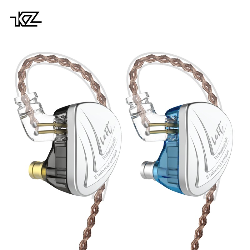 KZ AS16 8BA Driver Unit In Ear Earphone 8 Balanced Armature HIFI ...