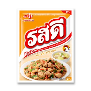 รสดี ผงปรุงรส รสไก่ 165 กรัม x 10 ซอง Rosdee Chicken Seasoning Powder 165g x 10 sachets