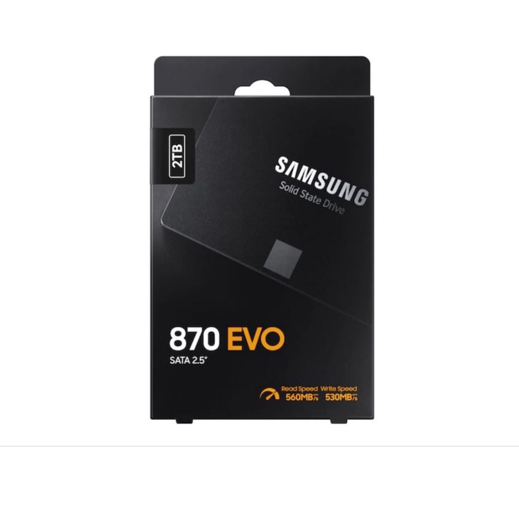 SAMSUNG 2TB VNAND SSD 870 EVO SATA 6Gb/s 2.5" MZ77E2T0B/AM Shopee
