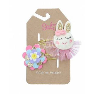 SATI - กิ๊บติดผม  A. RABBIT WITH FLOWER  FCA058