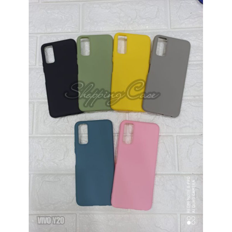 SHC888 VIVO Y20 Y20S Y20i Y12S SIX CANDY CASE PREMIUM SOFTCASE สี PLAIN