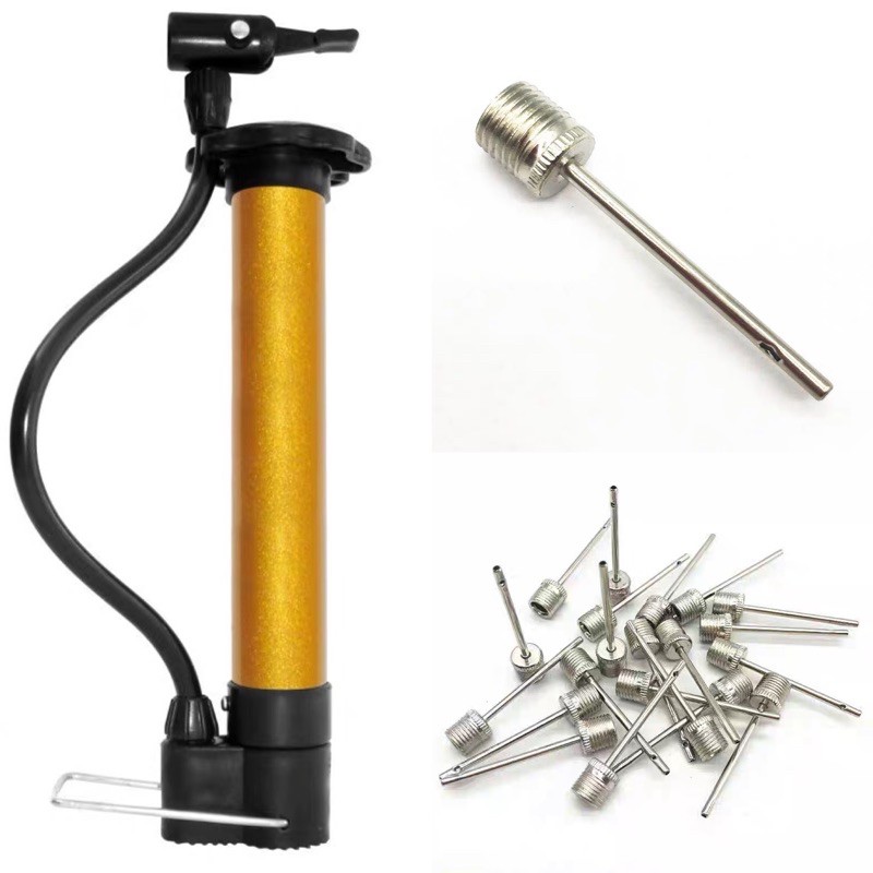 Hand Pump สูบ และ เข็มสูบลม มือสำหรับ ลูกบอล , บาส จักรยาน อื่นๆ