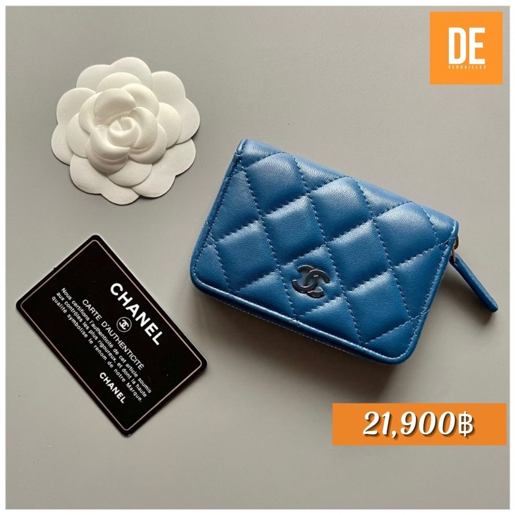 กระเป๋าสตางค์ New Chanel zippy coin rainbow Hw  Holo 31 Fullset