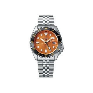 (ประกันศูนย์ไทย 1 ปี) SEIKO 5 SPORTS GMT AUTOMATIC รุ่น SSK005K1 (ส้ม)