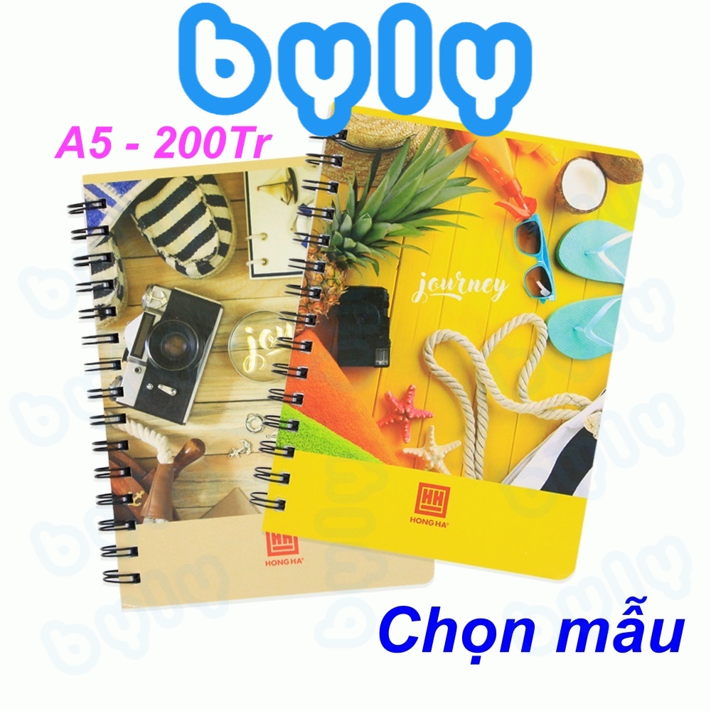 Xo Spring book A5 Journey Hong Ha 200 หน ้ า 4143 - ByLy Store