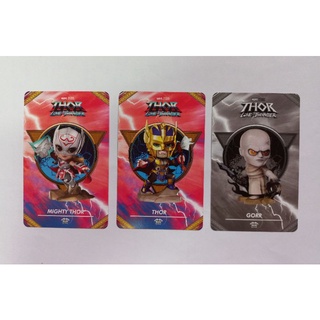 การ์ด ธอร์ ภาคล่าสุด ของแท้ จาก toylaxy ครบชุด 3 ใบ / CARD ด้วยรักและอัสนี THOR : Love and Thunder ของสะสม