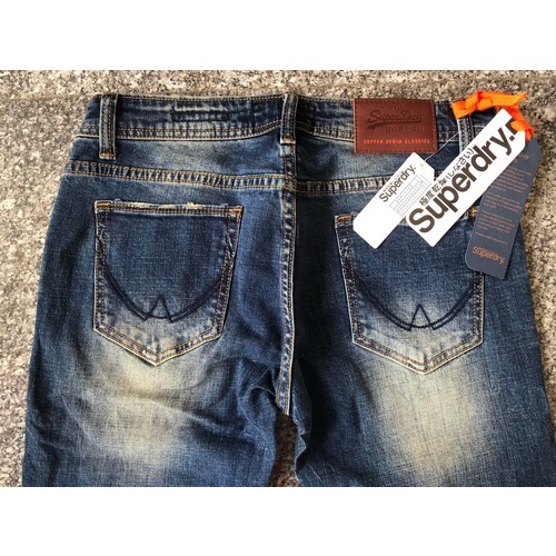 Superdry Dry Straight Cut Denim Jeans เอววัดจริงได้ 30