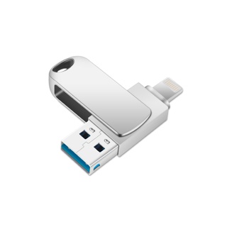 USB 2.0 OTG USB แฟลชไดรฟ์สำหรับ iPhone 2 in 1