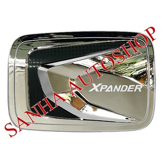 ครอบฝาถังน้ำมันโครเมียม Mitsubishi Xpander ปี 2018,2019,2020,2021,2022,2023,2024 งาน L