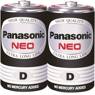 ถ่านไฟฉาย R20NT/2SL D (แพ็ค 2 ก้อน) Panasonic NEO/Panasonic R20NT / 2SL D batteries (pack of 2) Panasonic NEO