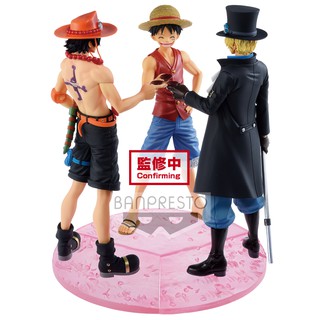 BANPRESTO ONE PIECE MAGAZINE FIGURE SPECIAL EPISODE LUFFY ACE SABO