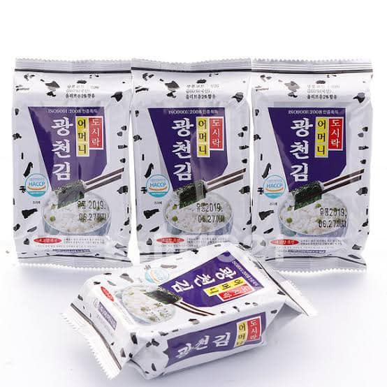 พร้อมส่ง 어머니햇김 สาหร่ายอบแห้งปรุงรส Eomeonikim Roasted Seaweed 45g