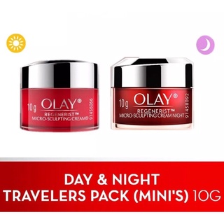 OLAY Regenerist micro-sculpting cream day&amp;night ผลิตภัณฑ์บำรุงผิวหน้า 10gต่อกระปุก