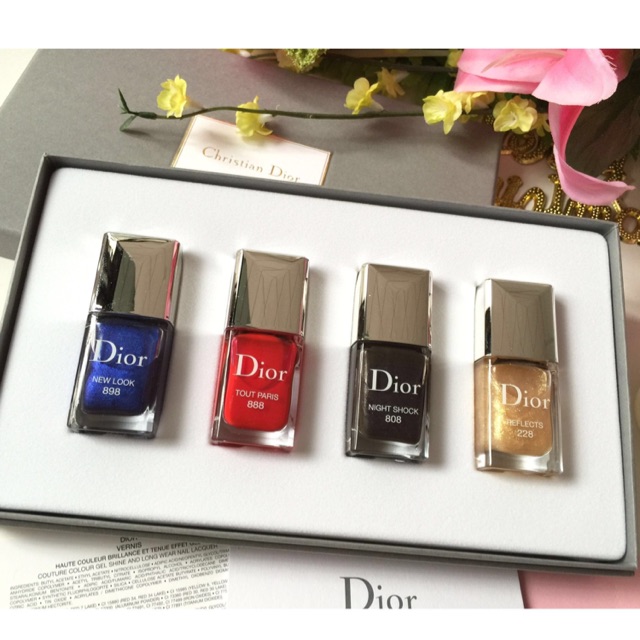 Dior Vernis Nail Polish ชุดยาทาเล็บ Limited Edition 4 ชิ้น ของแท้