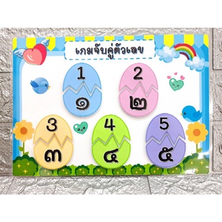 เกมจับคู่ตัวเลขสัมพันธ์ปฐมวัย_1-5