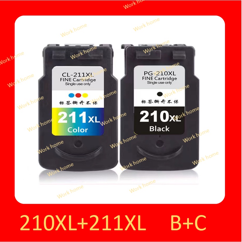 เครื่องพิมพ์ Canon PG210 CL211 PG210XL CL211XL ตลับหมึกความจุขนาดใหญ่ 2700 Mp250 Mp270 Mp280