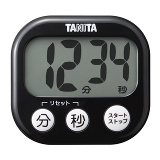 TANITA นาฬิกาจับเวลานับถอยหลังระบบดิจิตอล รุ่น TD-384 สีดำ (สินค้ารับประกัน 1 ปี)