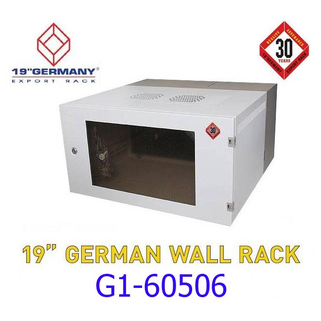 19" GERMAN Wall Rack G1-60506 ขนาด 6U กว้าง 60cm ลึก 50cm สูง 32cm