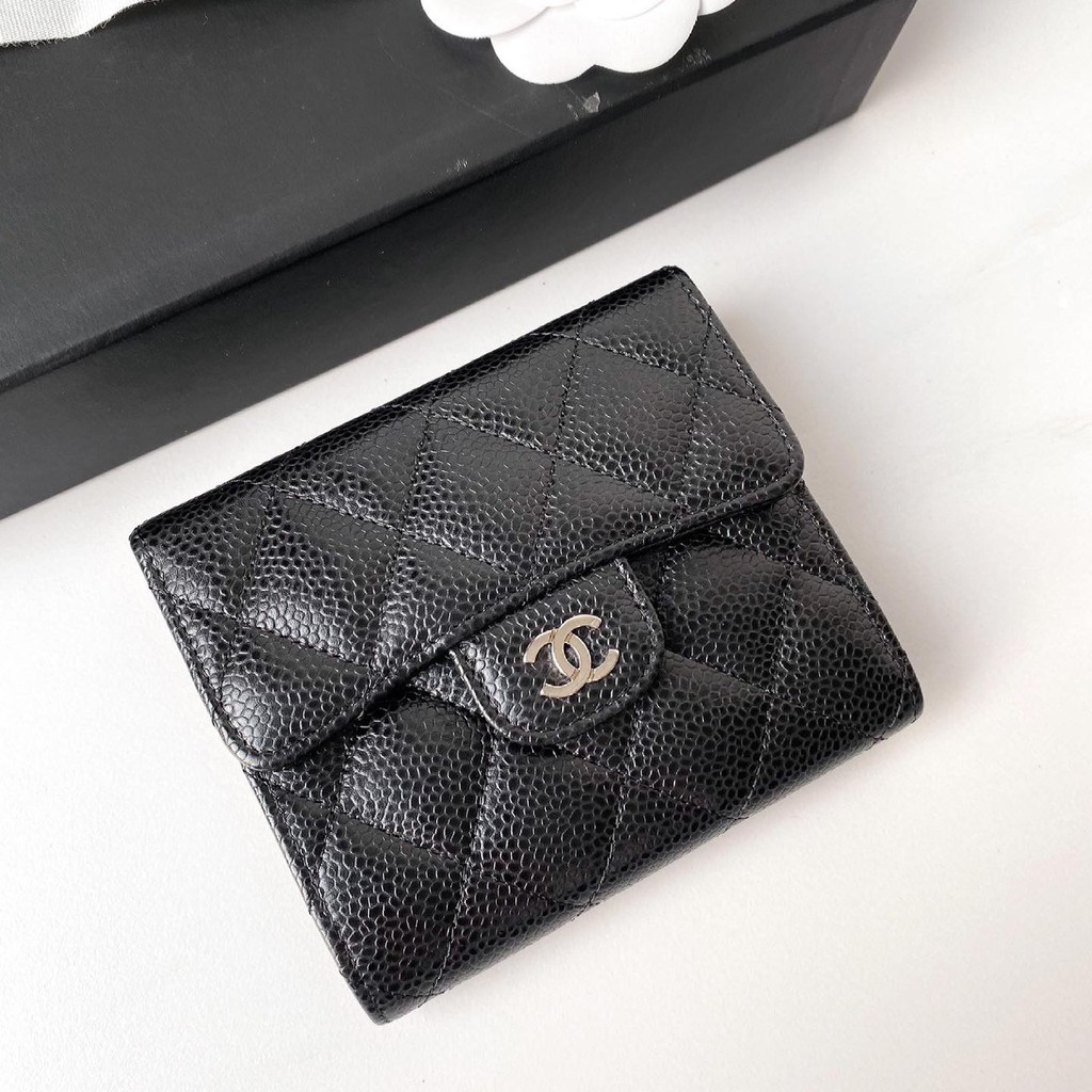 like new chanel trifold wallet