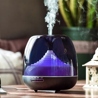 🔥ฟังก์ชั่นจับเวลา 🔥Aroma Diffuser เครื่องพ่นอโรม่า พ่นไอน้ำ เพิ่มความชุ่มชื่น น้ำมันหอมระเหย Ultrasonic humidifier