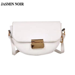 Jasmin Noir กระเป๋าสะพายข้าง หนัง PU มีตัวล็อค สําหรับผู้หญิง