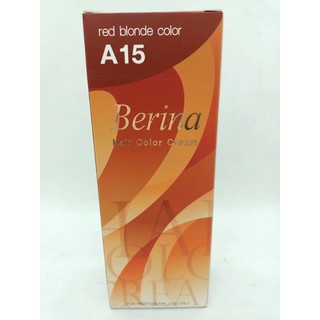 เบอริน่า ครีมย้อมผมA15 สีบลอนด์แดง60กรัม