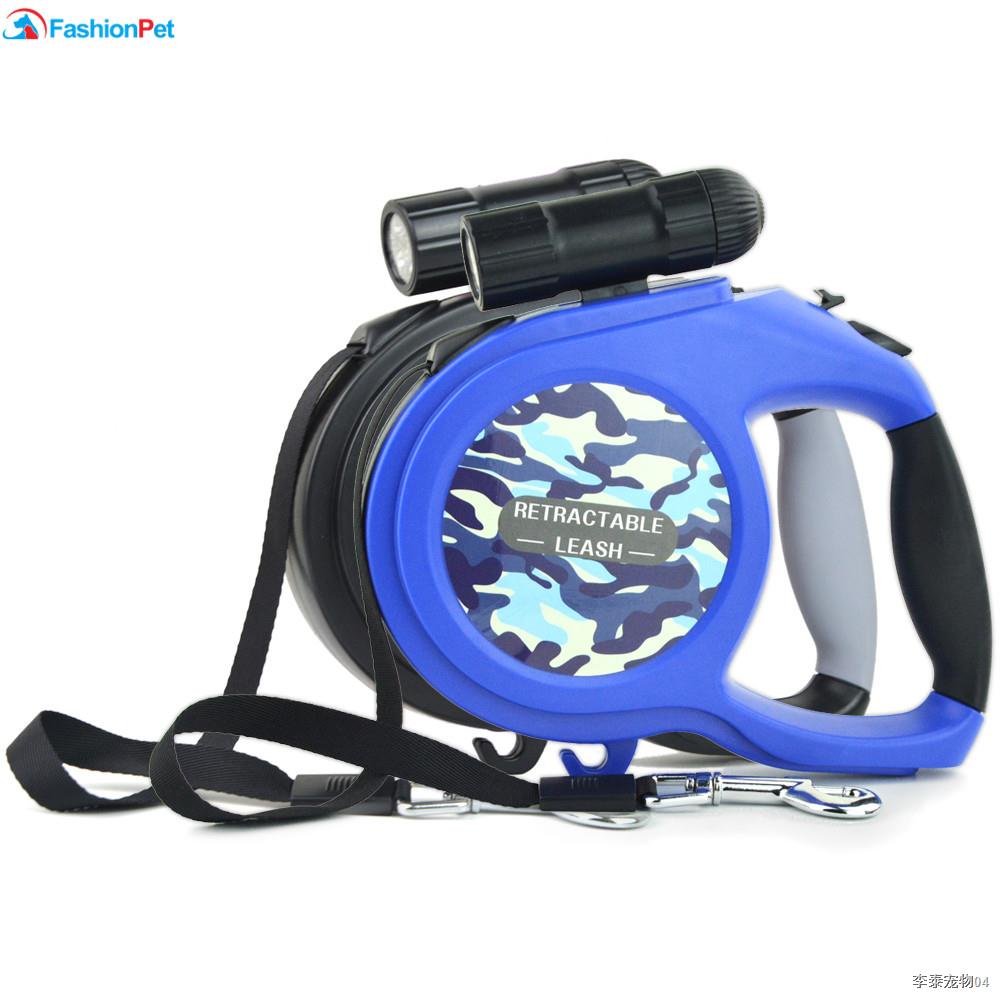 Hot Sale 5M 40kg/8M 50kg Big Dog Retractable Leash Camouflage Large
