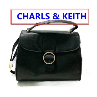 กระเป๋า Charles&amp;Keith circular buckle handbag CK2-50670492