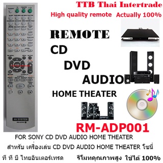 รีโมทเครื่องเล่นดีวีดีโซนี่ remote for dvd  SONY