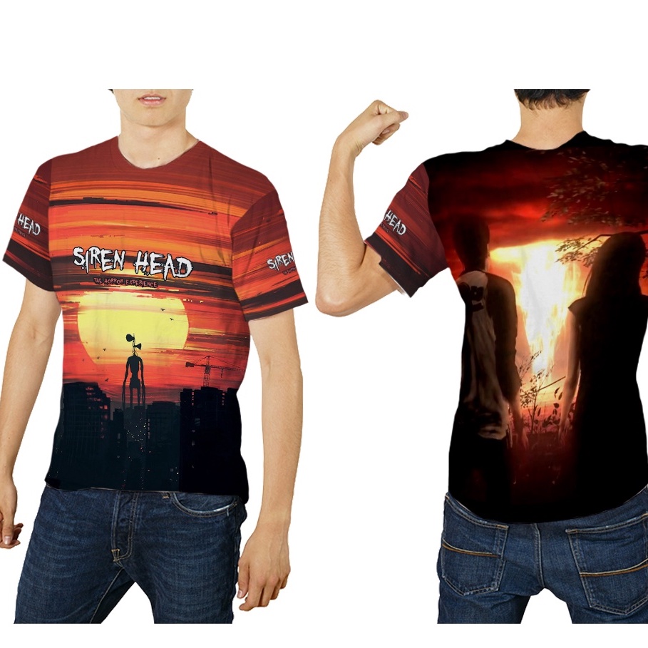 เสื้อยืดผู้ใหญ่ SIREN HEAD Fullprint