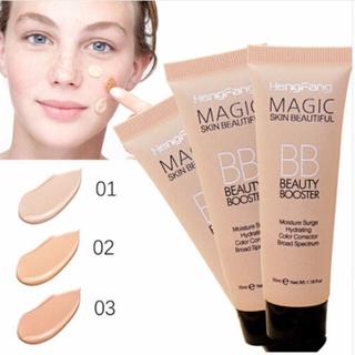 BB Cream Base Makeup Long Lasting Waterproof Brighten Skin Stone Whitening Concealer Foundation Liquid Face Makeup