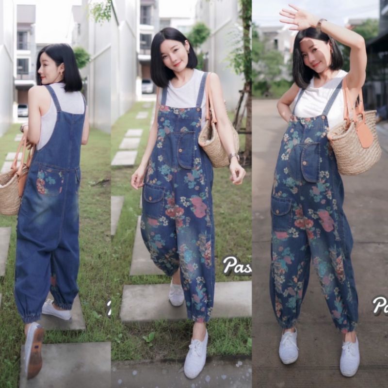 PW#เอี๊ยมยีนส์#เอี๊ยมลายดอก#password