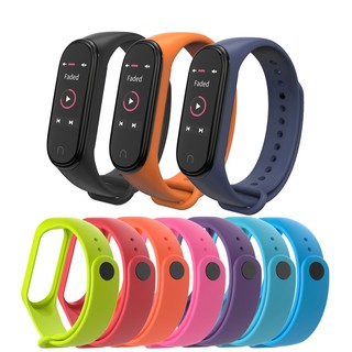 for Xiaomi Mi 4 สายรัดข้อมือซิลิโคนสําหรับ for Xiaomi Mi 4 Miband 4 3