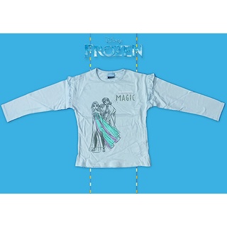 ✅ [5-6Y] Disney Frozen Long Sleeve T-Shirt เสื้อแขนยาว โฟน์เซ่น